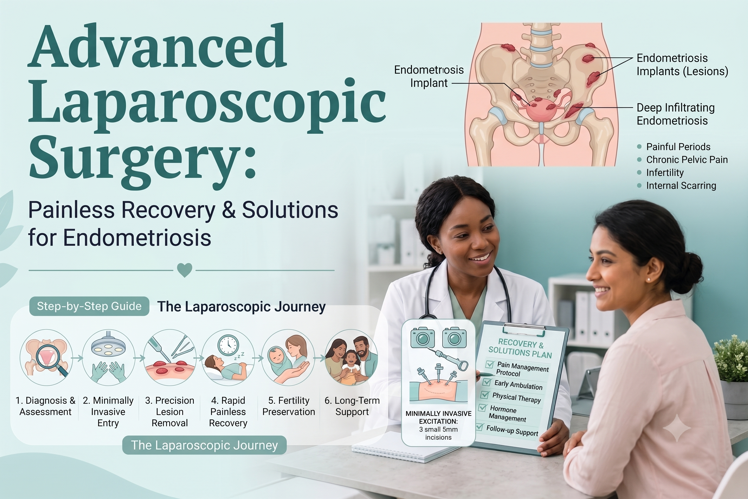 Advanced Laparoscopic Surgery: Painless Recovery & Solutions for Endometriosis
