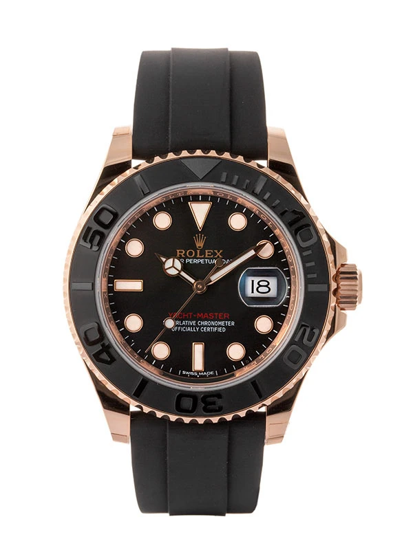 ROLEX YACHT-MASTER 40MM IN ORO ROSA 18KT E CAUCCIU' REF. 116655