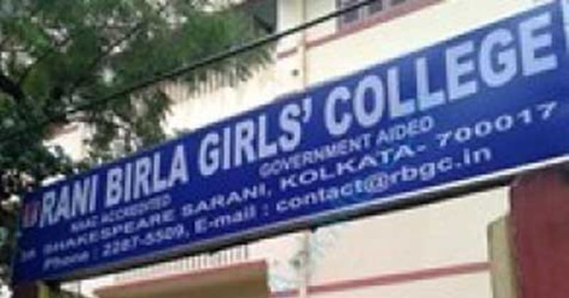 Rani Birla Girls' College Banner