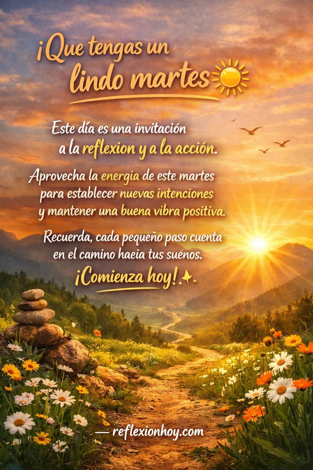 Imagen de ¡Que tengas un martes lleno de reflexiones positivas! 🌞