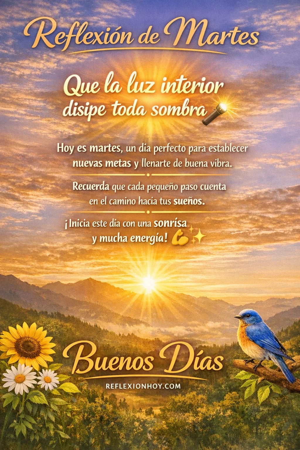 Imagen de ✨ Empieza tu Martes con Luz y Reflexión Positiva 🌟