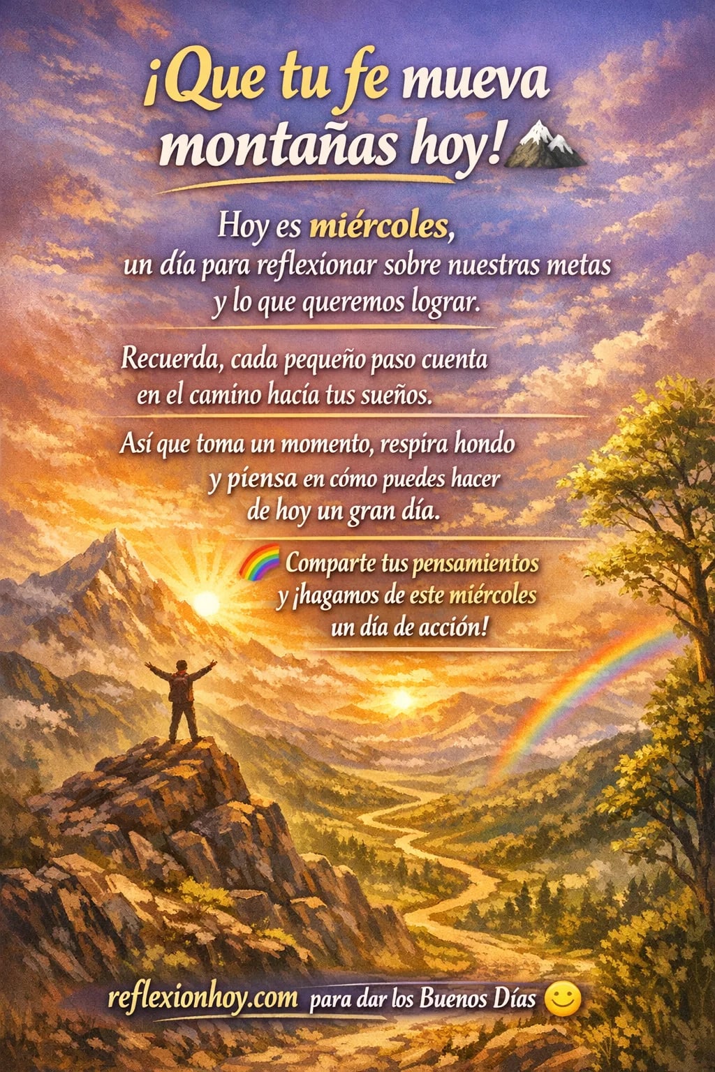 Imagen de ¡Transforma tu miércoles con una reflexión poderosa! 🌟