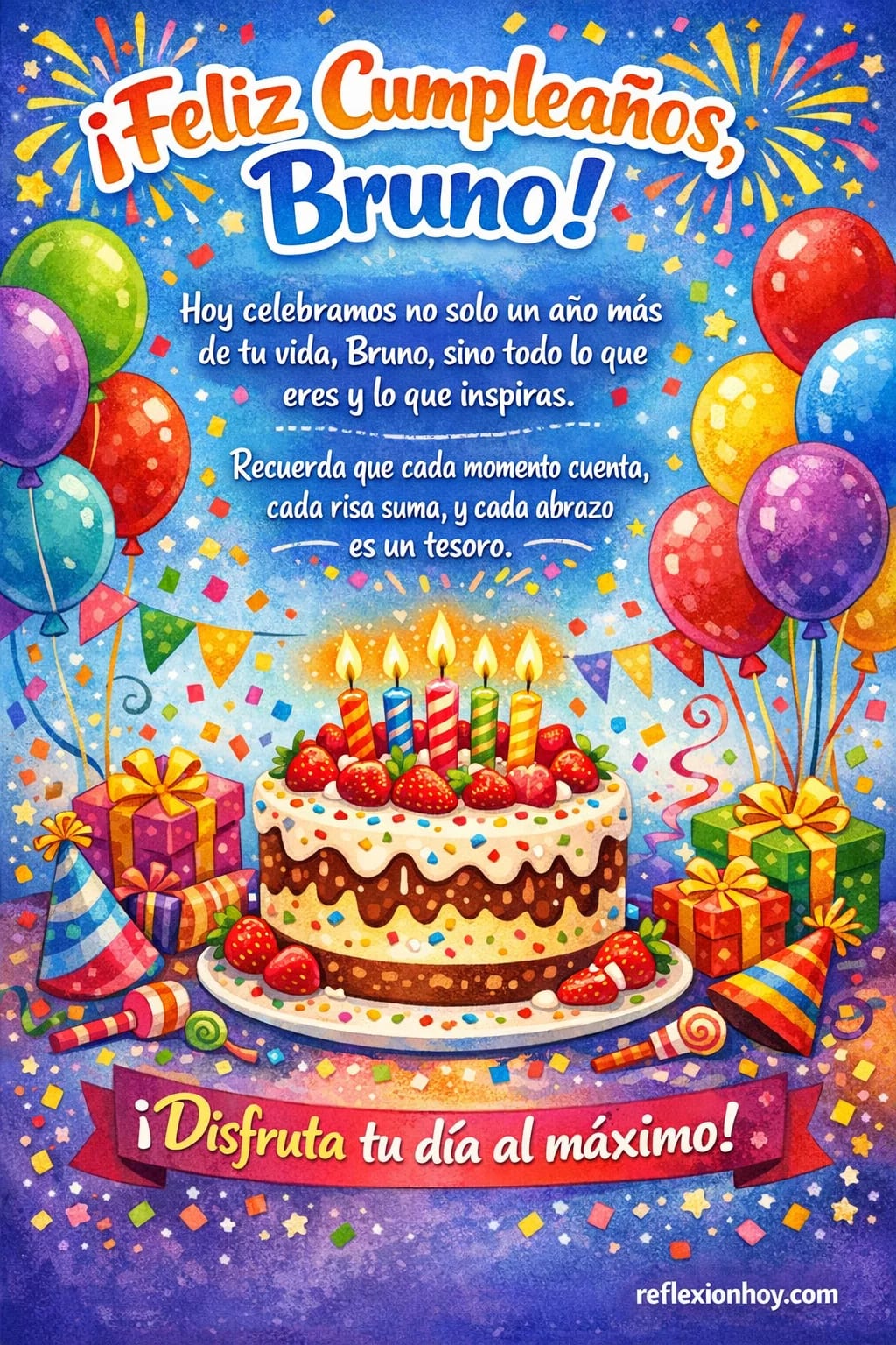 Imagen: ¡Feliz Cumpleaños, Bruno! 🎉🎂✨ Celebremos juntos