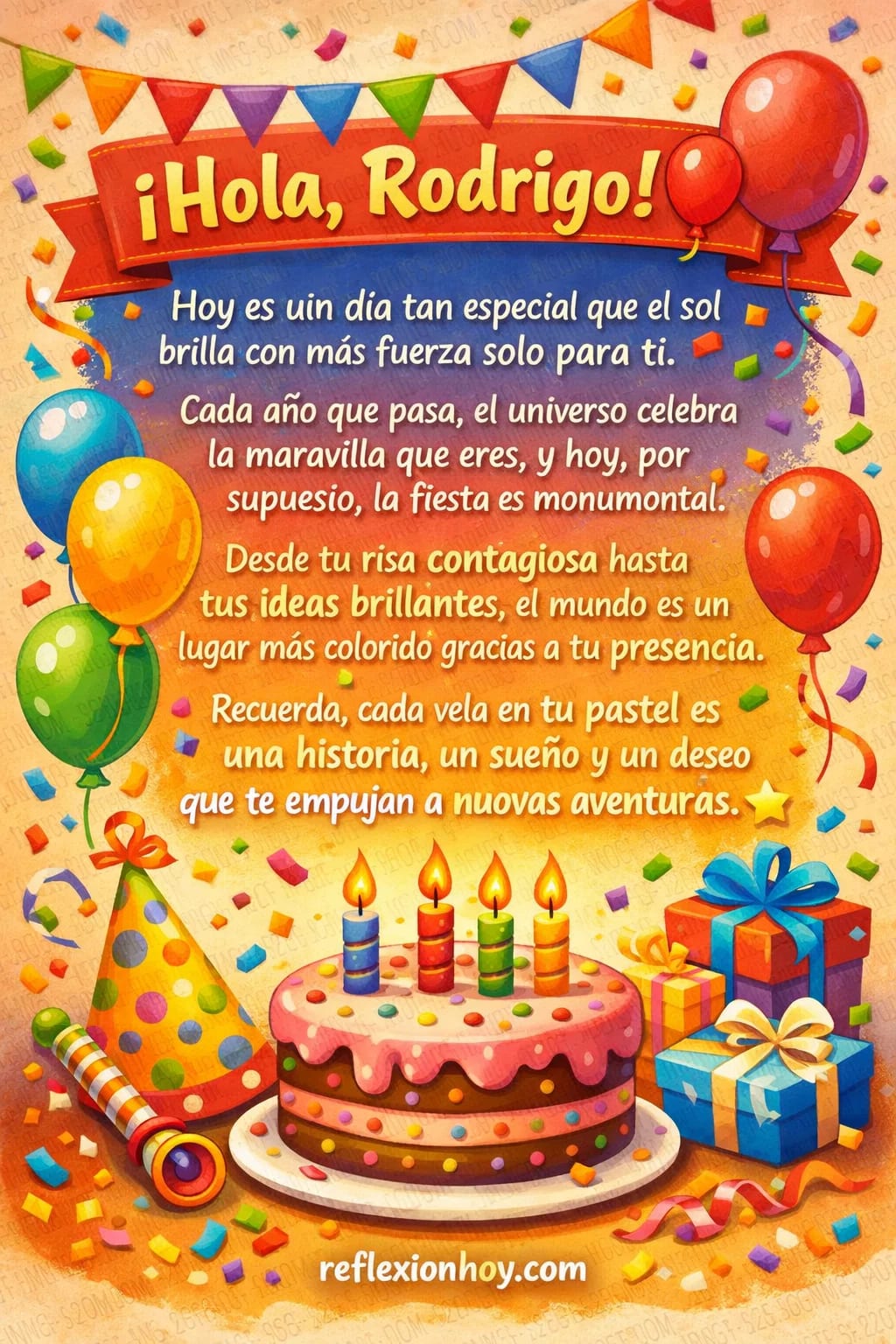 Imagen de ¡Feliz Cumpleaños, Rodrigo! 🎉 Disfruta tu día al máximo!