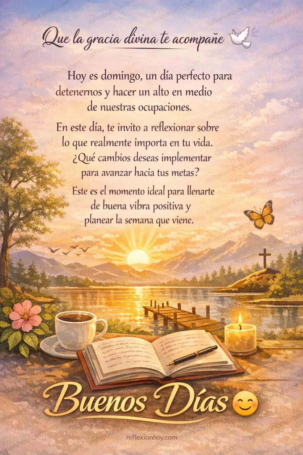 Imagen de ¡Inicia tu Domingo con Luz y Reflexión! ✨