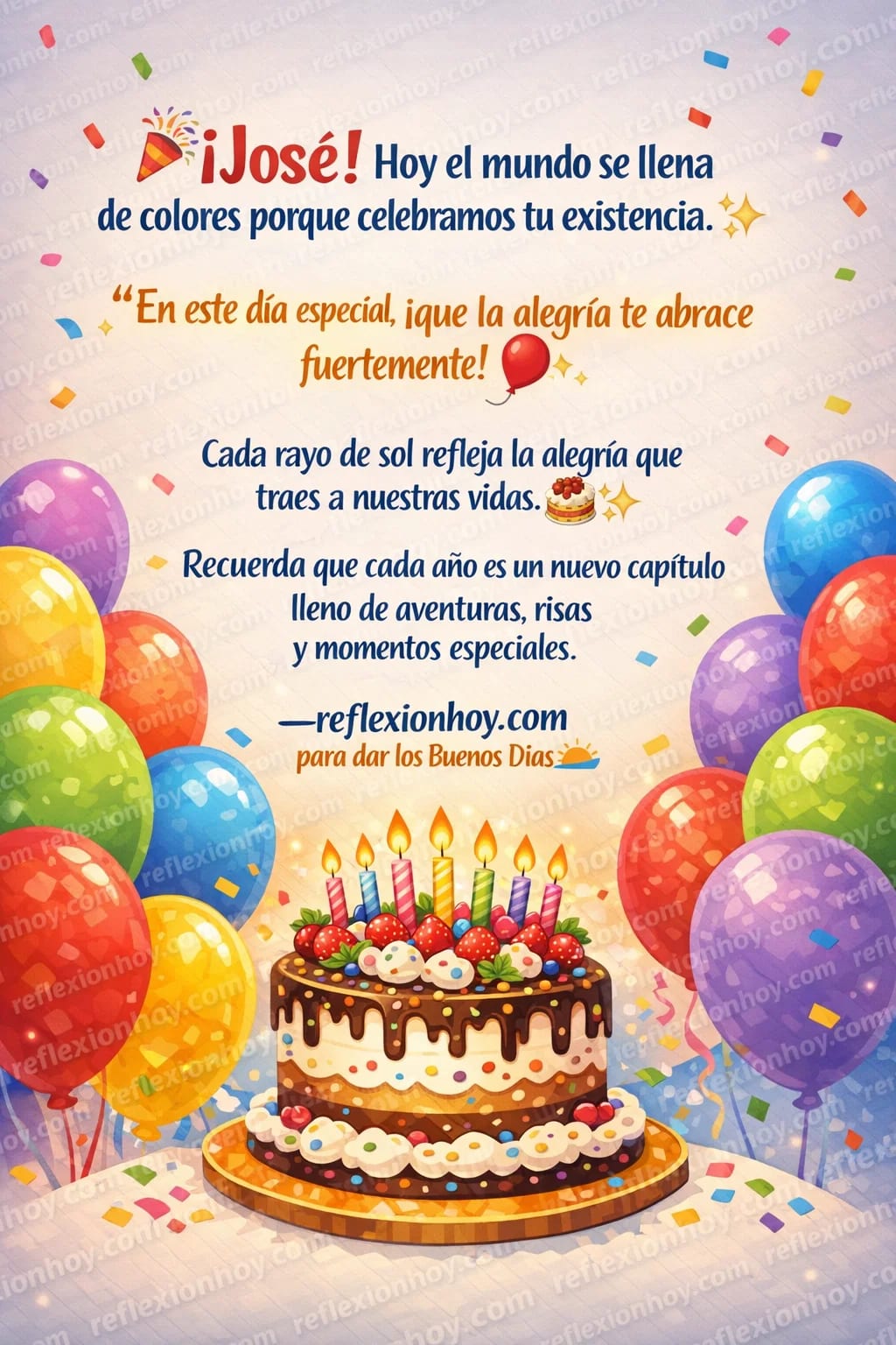 Imagen: ¡Feliz Cumpleaños, José! 🎉 Brillando en cada año 🌟