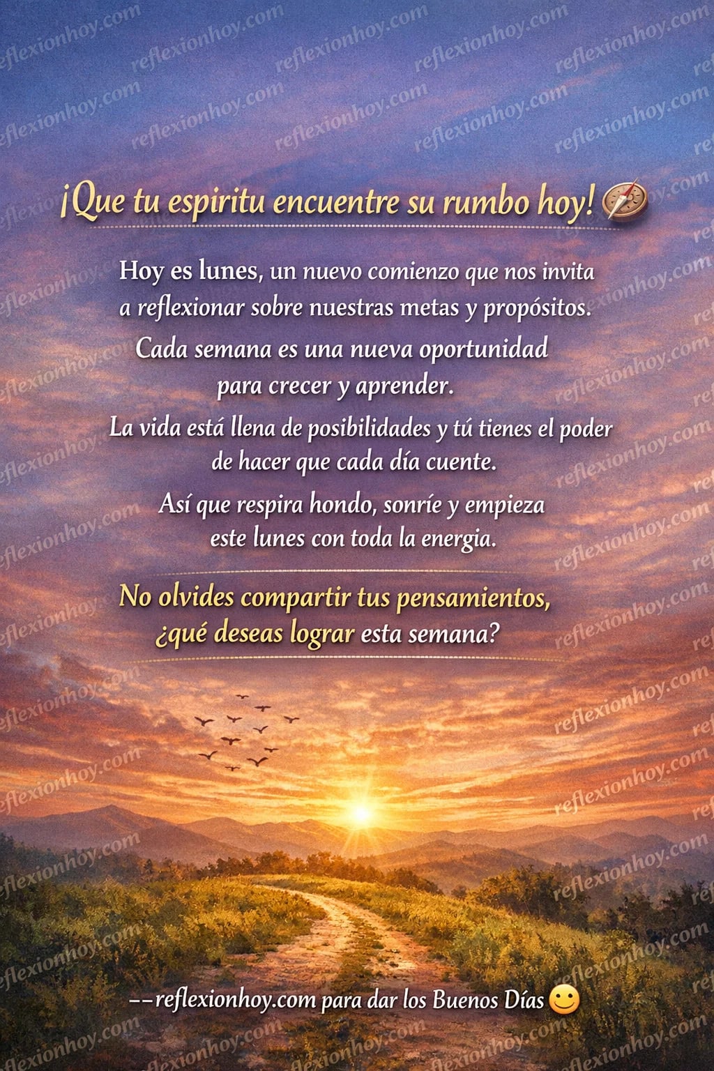 Imagen de la reflexión: ¡Descubre la Magia de un Lunes Positivo! ✨