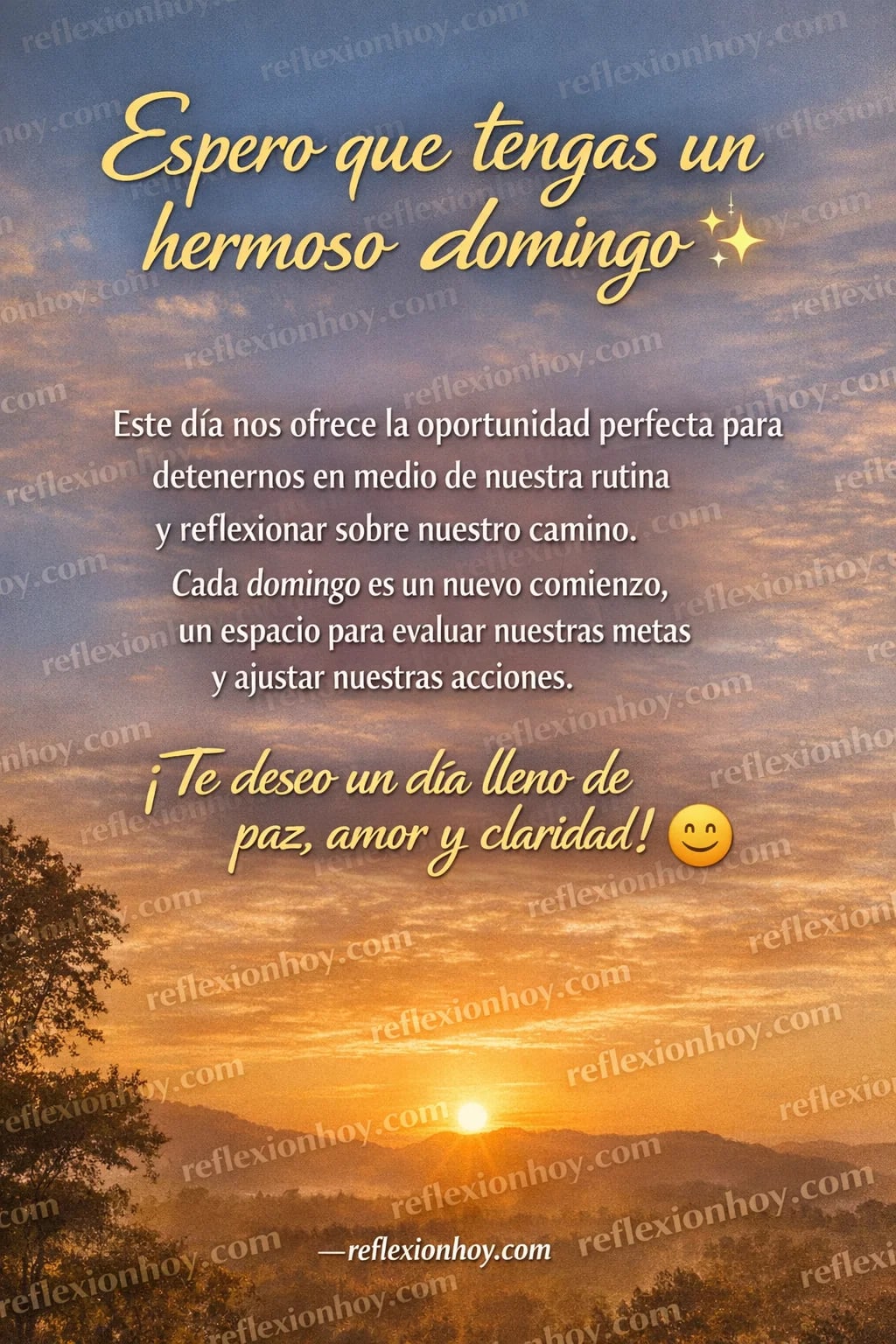 Imagen: ¡Hoy es Domingo! Reflexiona y Renueva tu Espíritu ✨