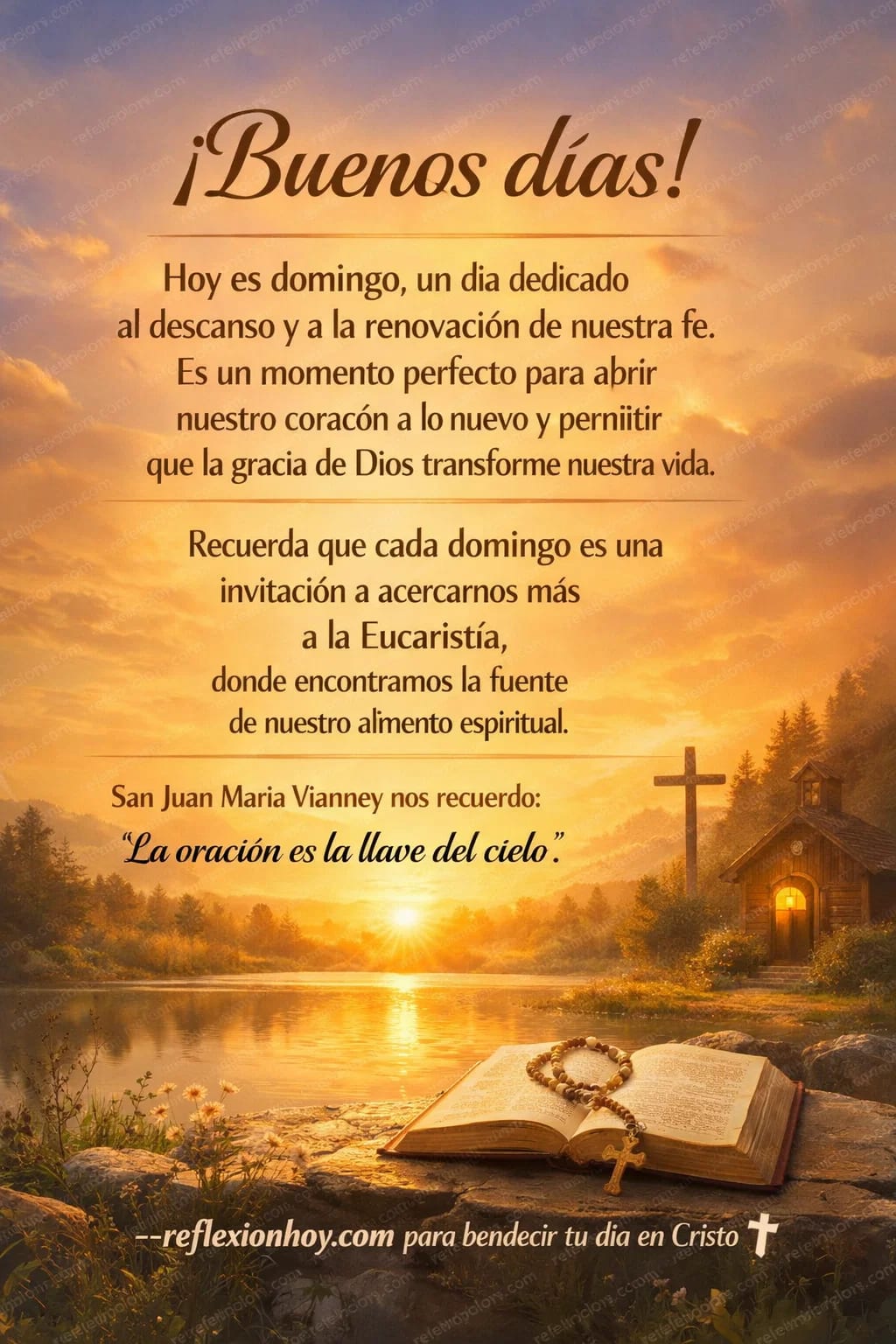 Imagen de la reflexión: Que tu corazón esté abierto a lo nuevo ✝️