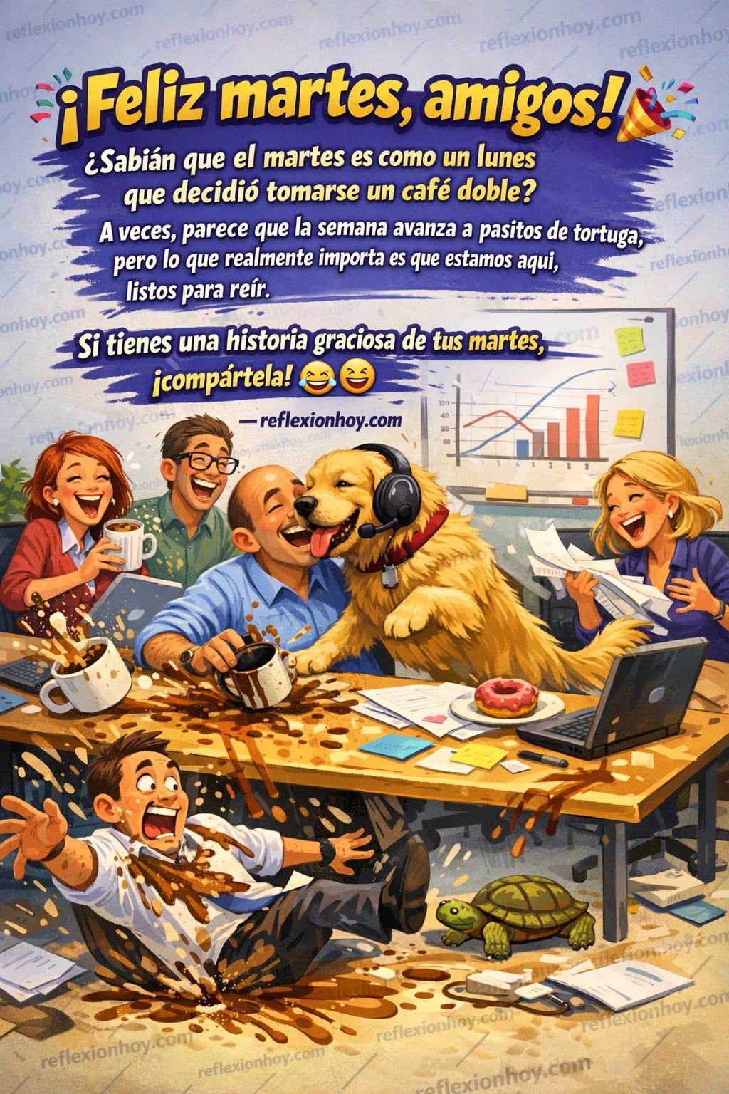 Imagen: ¡Martes de risas y buenas vibras! 🎭✨