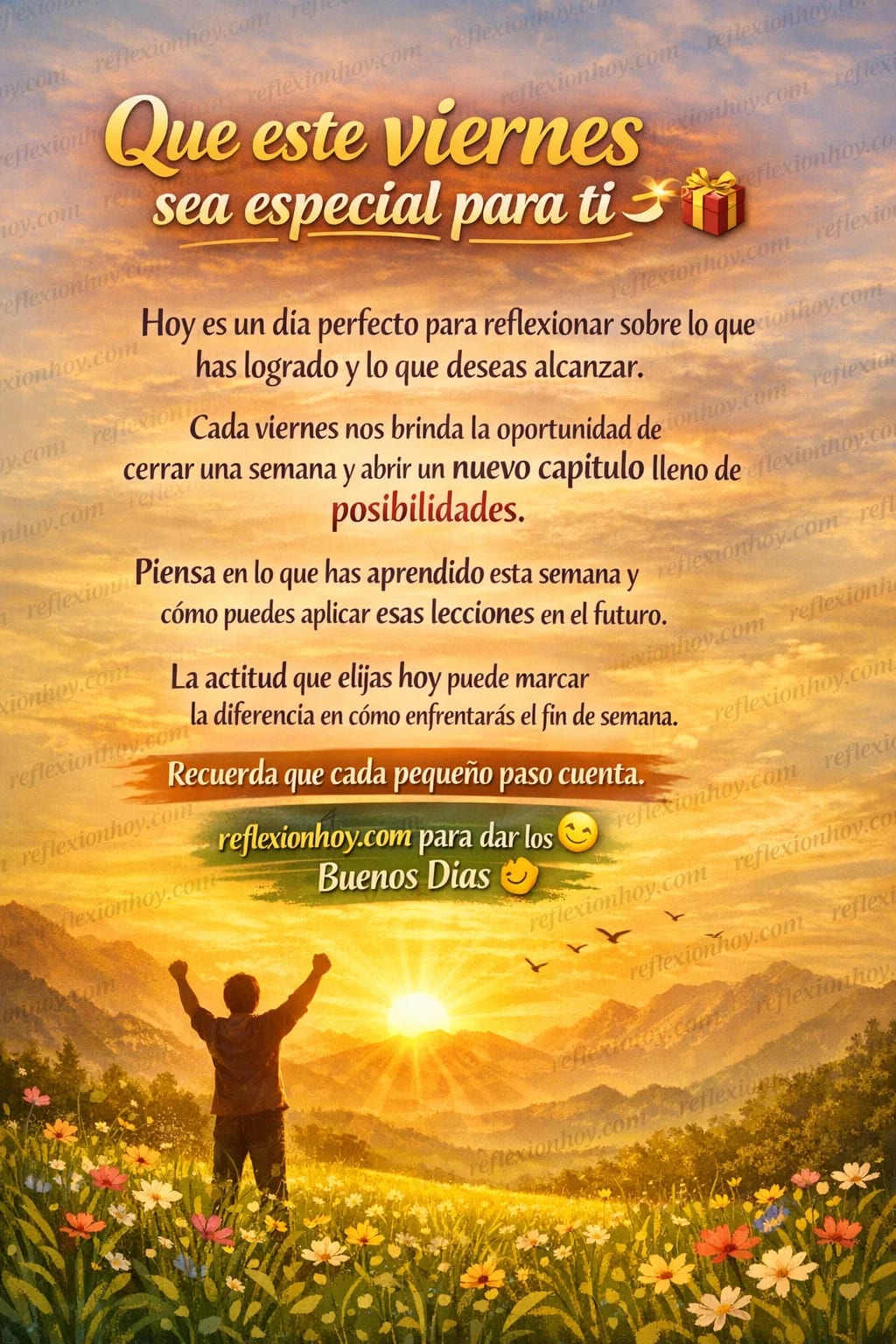 ¡Feliz Viernes! Reflexiones para un día lleno de luz ✨