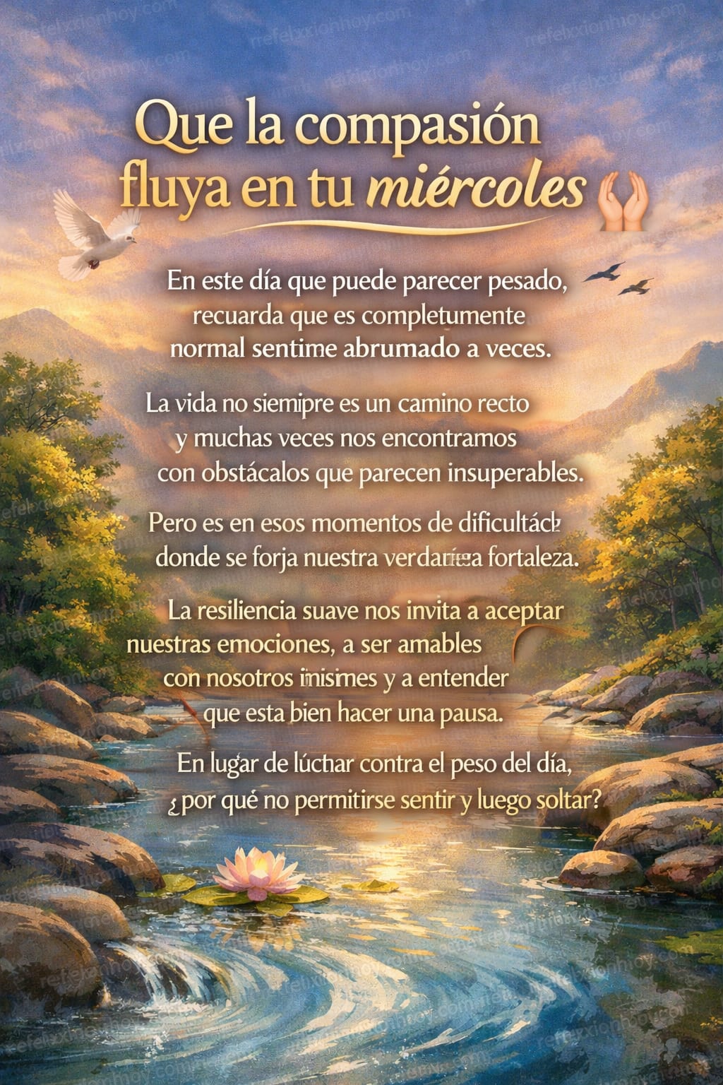 ✨ Reflexiones para un Miércoles lleno de luz ✨