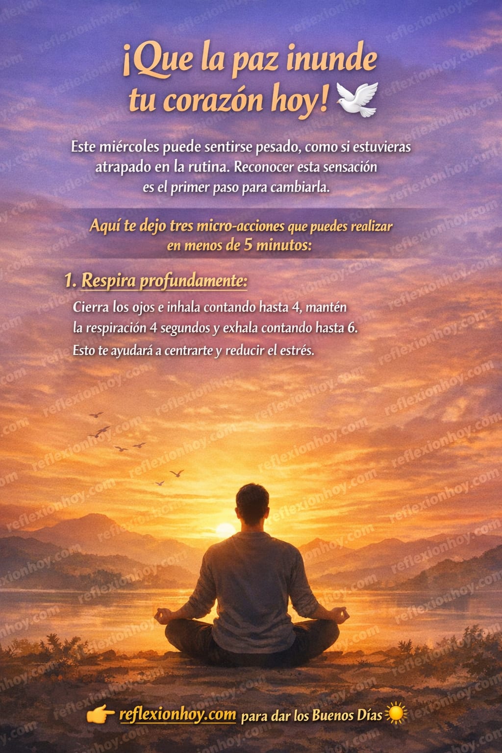 3 acciones para revitalizar tu miércoles hoy mismo! 🚀