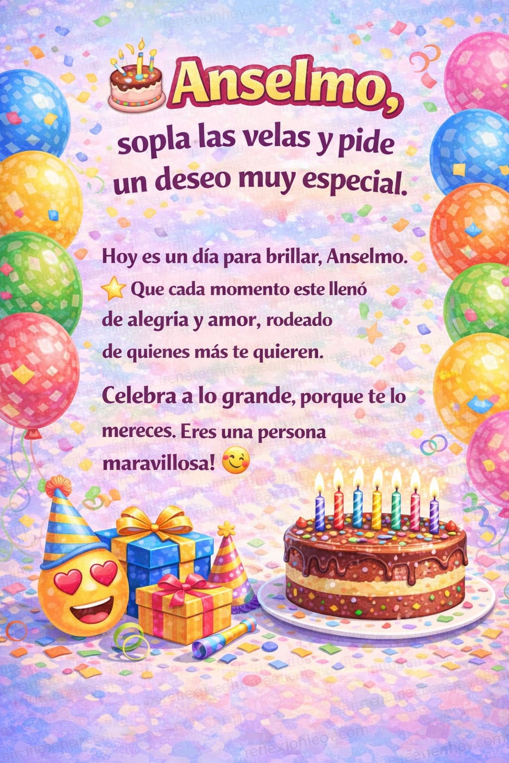 ¡Feliz Cumpleaños, Anselmo! 🎉🎂✨ Un día lleno de sorpresas