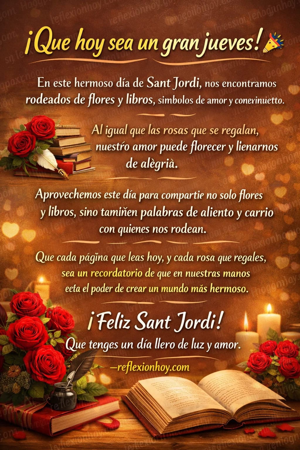 Imagen: ¡Celebra Sant Jordi con amor y reflexión! 🌹
