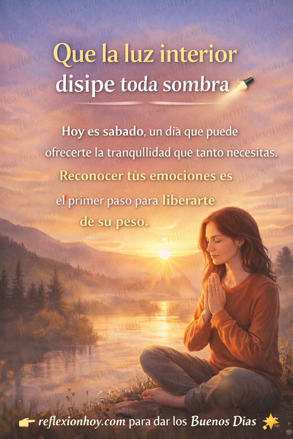 Imagen de la reflexión: Aligera tu carga hoy: Reflexiones para un sábado 🌼