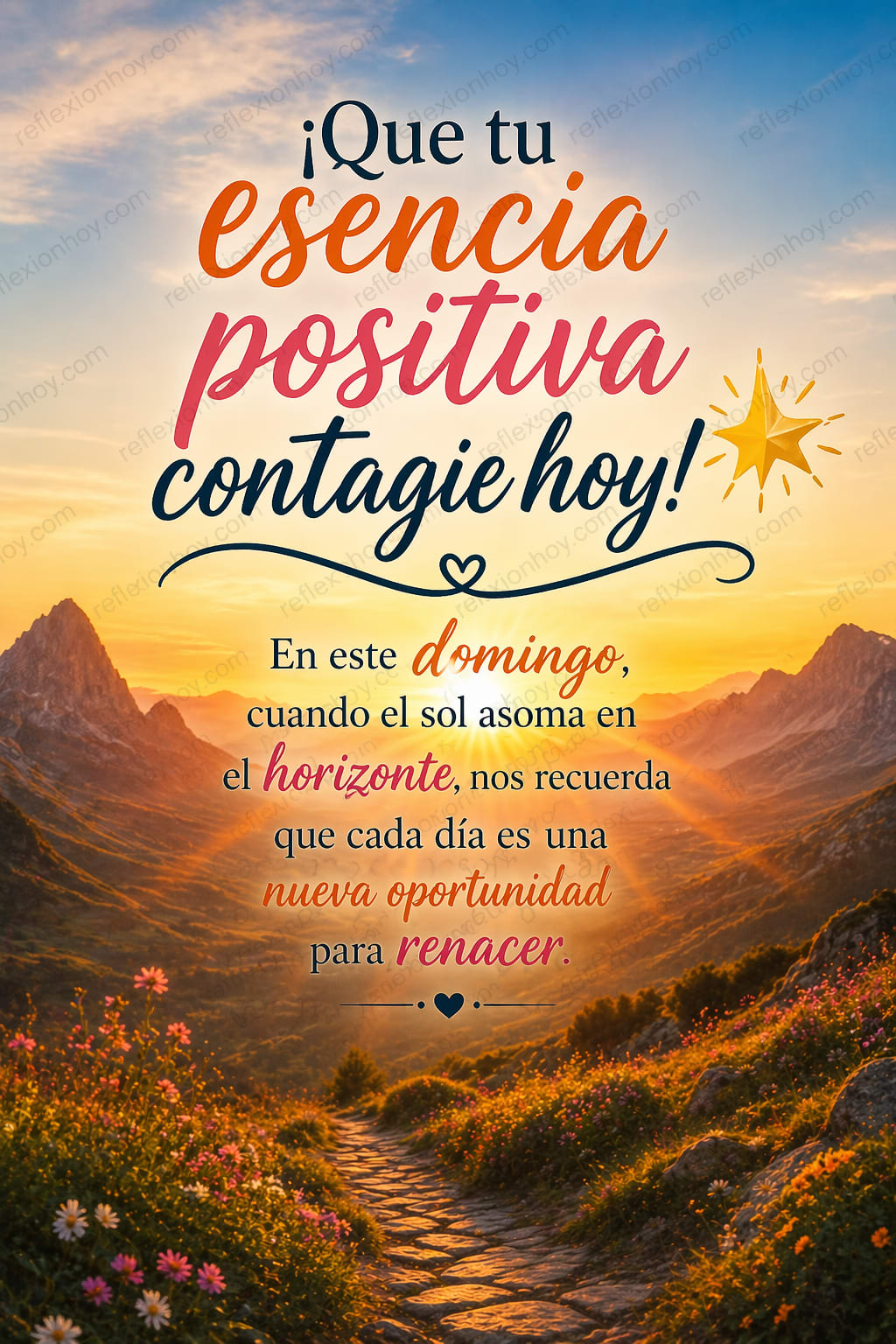 Imagen: El amanecer de un nuevo día: Reflexiones del domingo 🌅