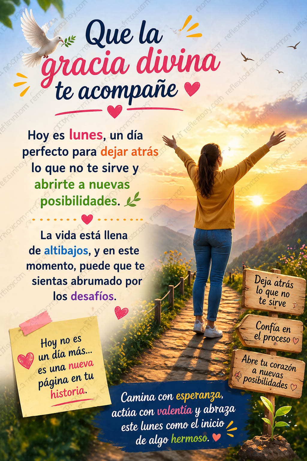 🌈 Renueva tu energía este lunes: la vida sigue adelante