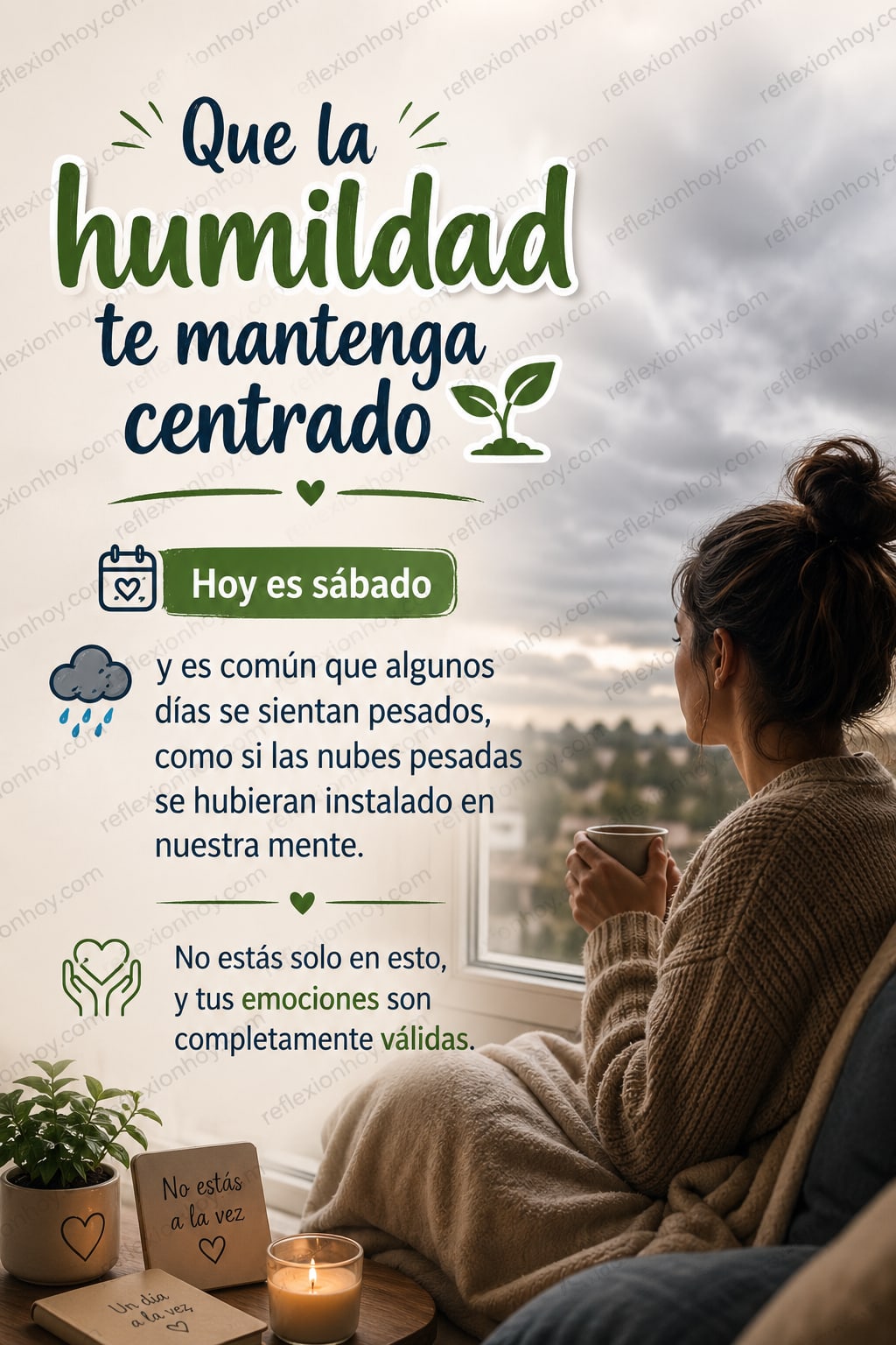 Imagen de la reflexión: ¿Hoy es un día difícil? Aquí tienes apoyo 🤗