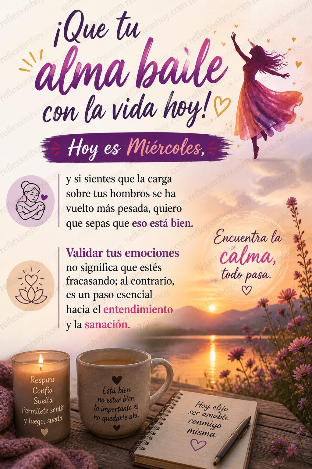 Imagen: 🌧️ Aligera tu carga: Reflexiones para un Miércoles difícil 🌈