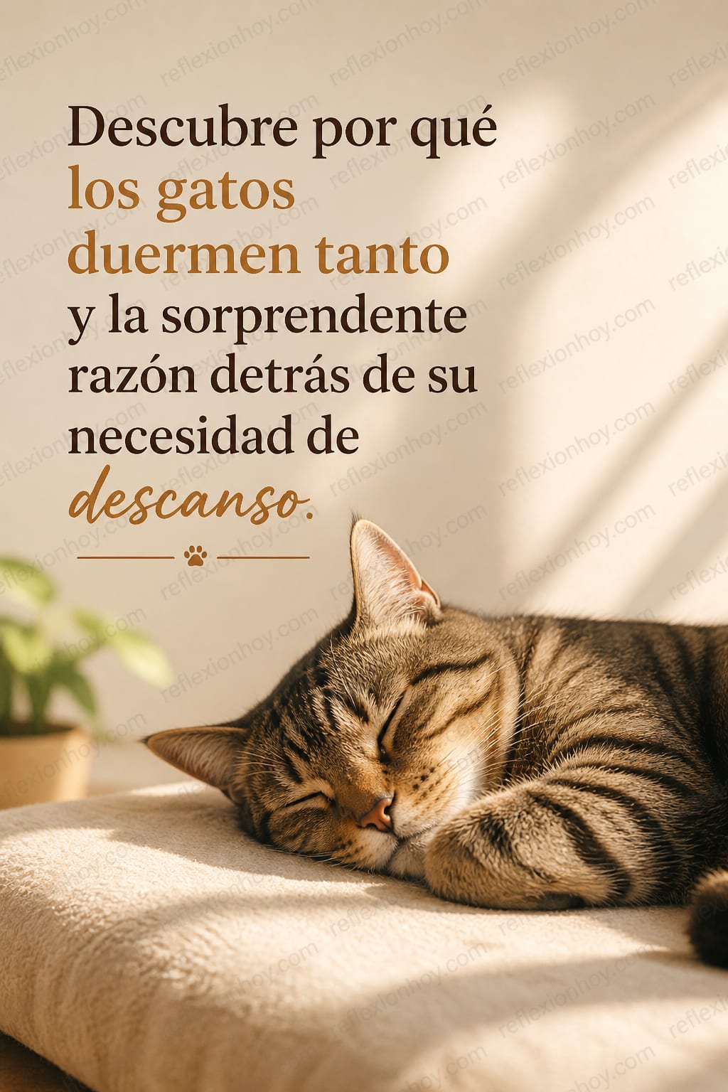 ¿Por qué los gatos duermen tanto? 🐱💤