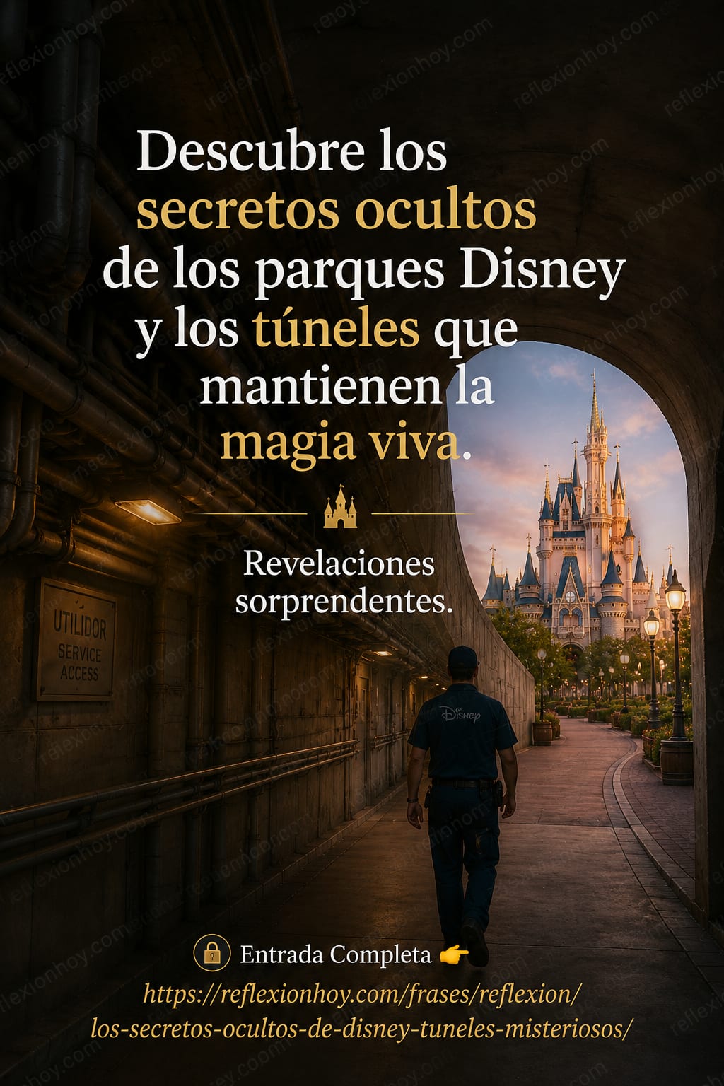 Exploración de los túneles ocultos en los parques de Disney.