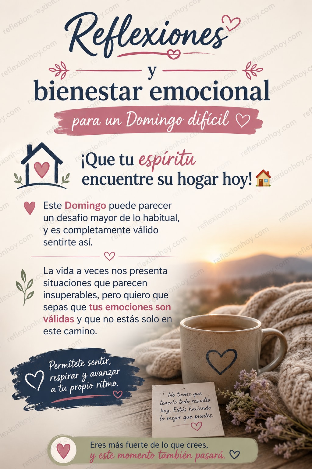 🌟 Aligera tu carga: Reflexiones para un Domingo difícil ☕️
