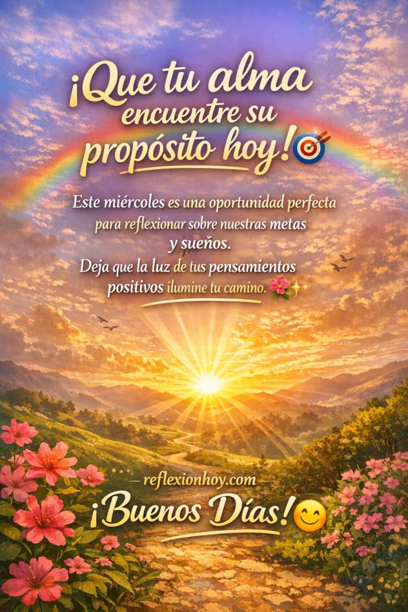 Imagen de ¡Que tu alma brille este miércoles! ✨