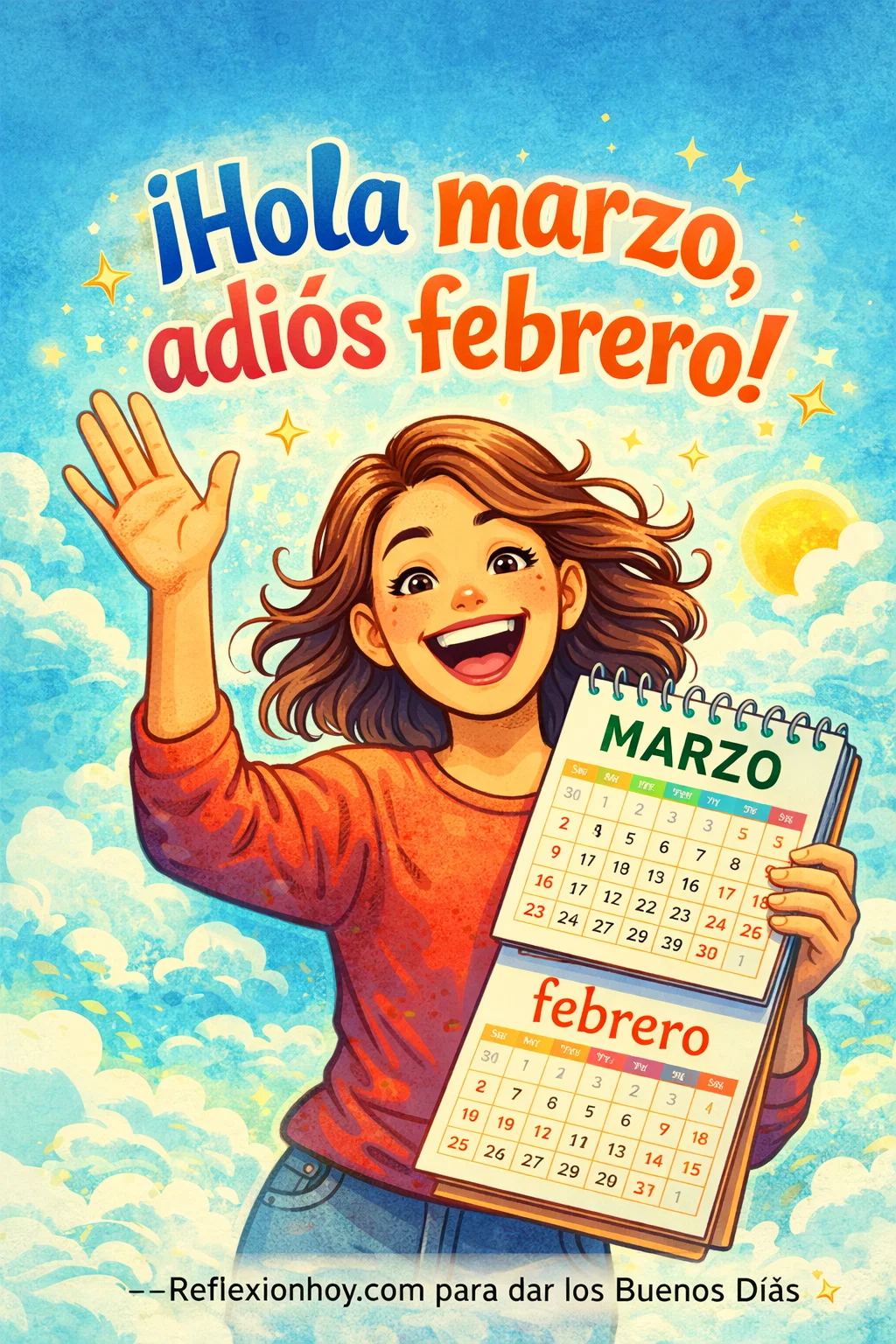 Imagen: ¿Por qué se dice 'Hola marzo, adiós febrero'? 🤔