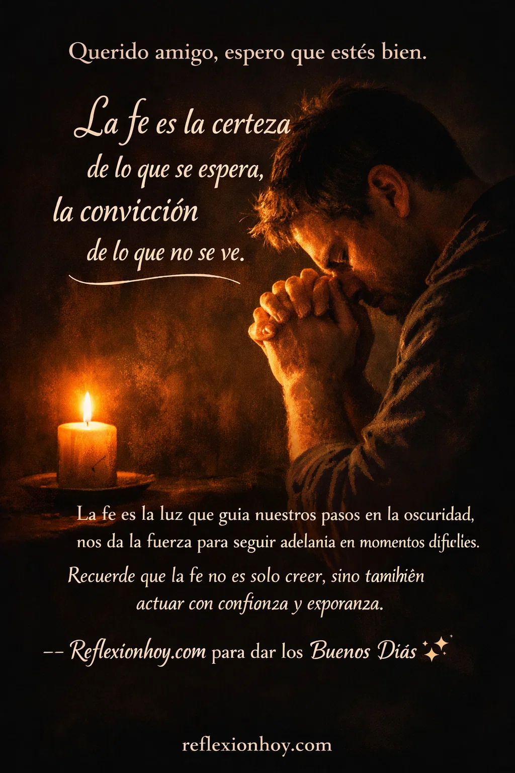 Buenos Días, sábelo con fe 🎯