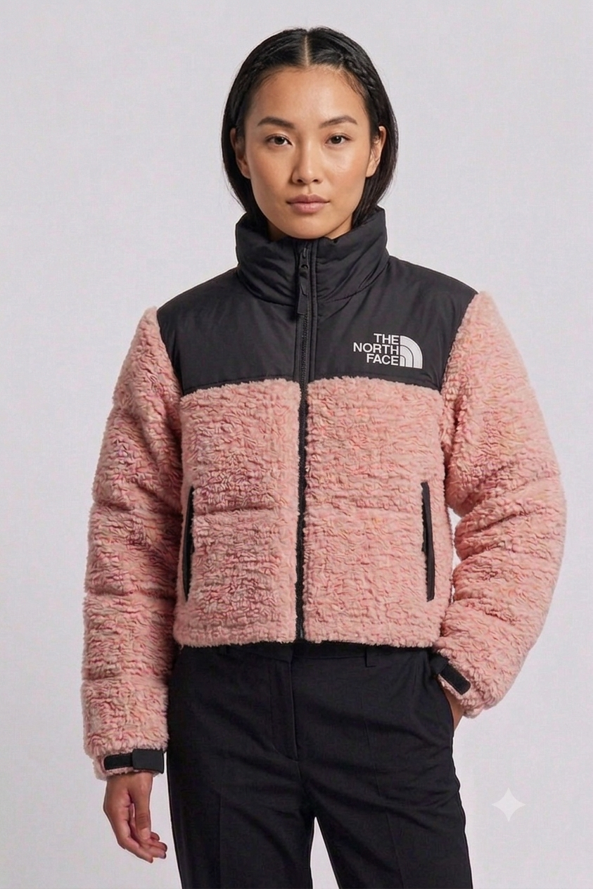THE NORTH FACE DENALI TEDDY JACKET ROSA MUJER