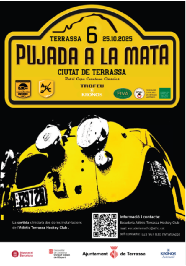 VI Rally Pujada a La Mata - Poster 2025 - Toda la info de Rallies de Regularidad en rallyplanner.net