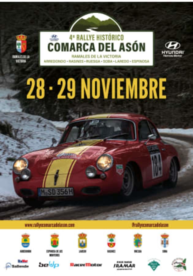4o Rallye Histórico Comarca del Asón - Poster 2025 - Toda la info de Rallies de Regularidad en rallyplanner.net