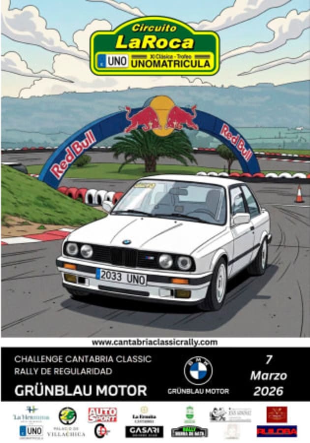 XI Clásica Circuito LaRoca 2026 - Poster 2026 - Toda la info de Rallies de Regularidad en rallyplanner.net