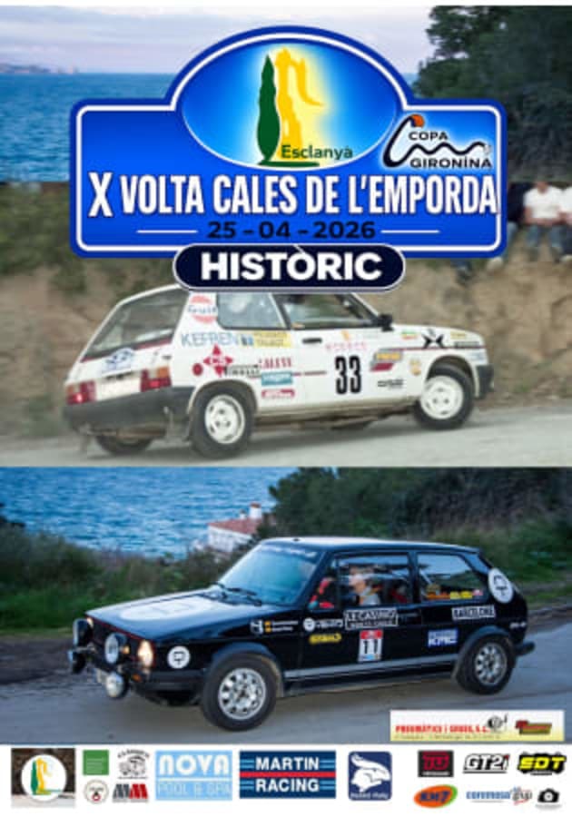 X Volta Cales de l'Empordà 2026 - Poster 2026 - Toda la info de Rallies de Regularidad en rallyplanner.net