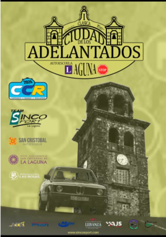 I Clásica Ciudad de los Adelantados 2026 - Poster 2026 - Toda la info de Rallies de Regularidad en rallyplanner.net