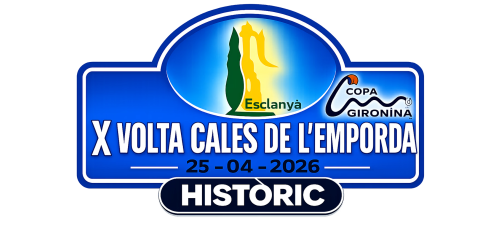 X Volta Cales de l'Empordà 2026 - Escudo 2026 - Toda la info de Rallies de Regularidad en rallyplanner.net