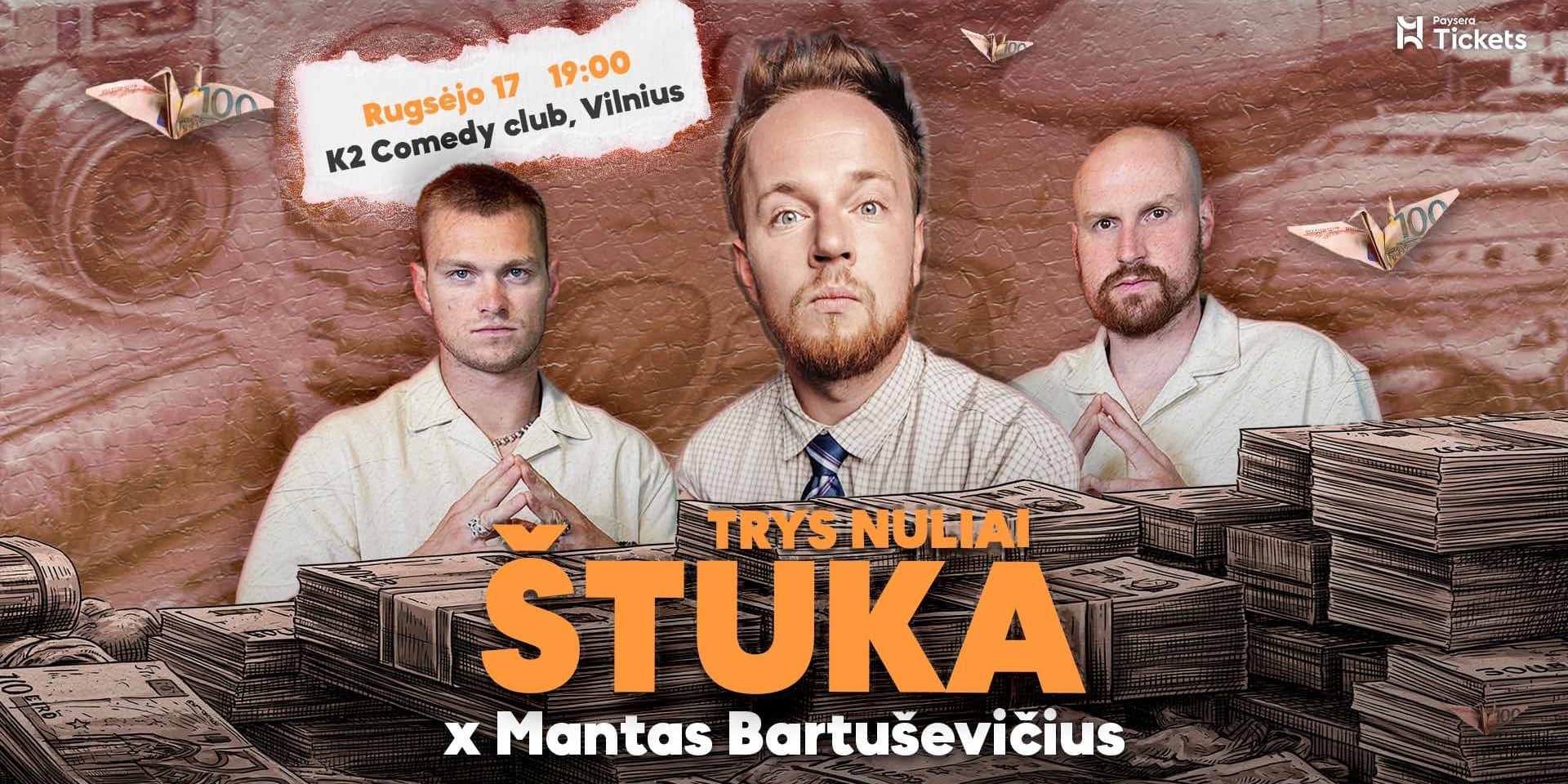 Hiparikai x Mantas Bartuševičius | TRYS NULIAI ŠTUKA