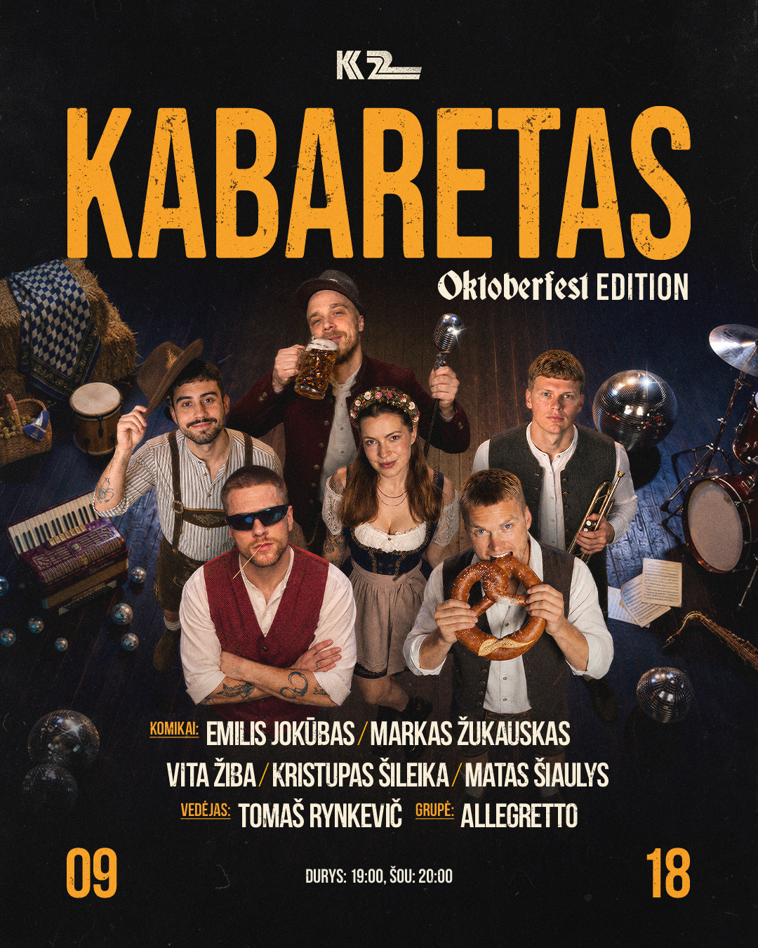 K2 Kabaretas X Octoberfest Edition