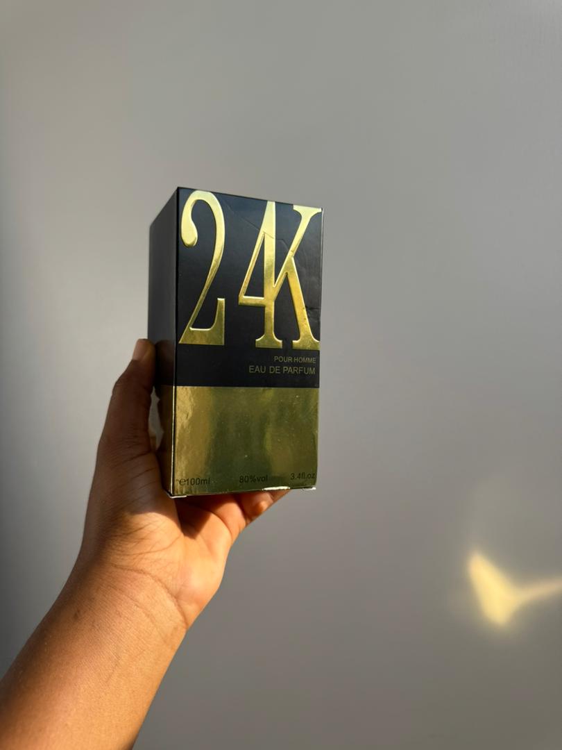 24k Perfume in Gold