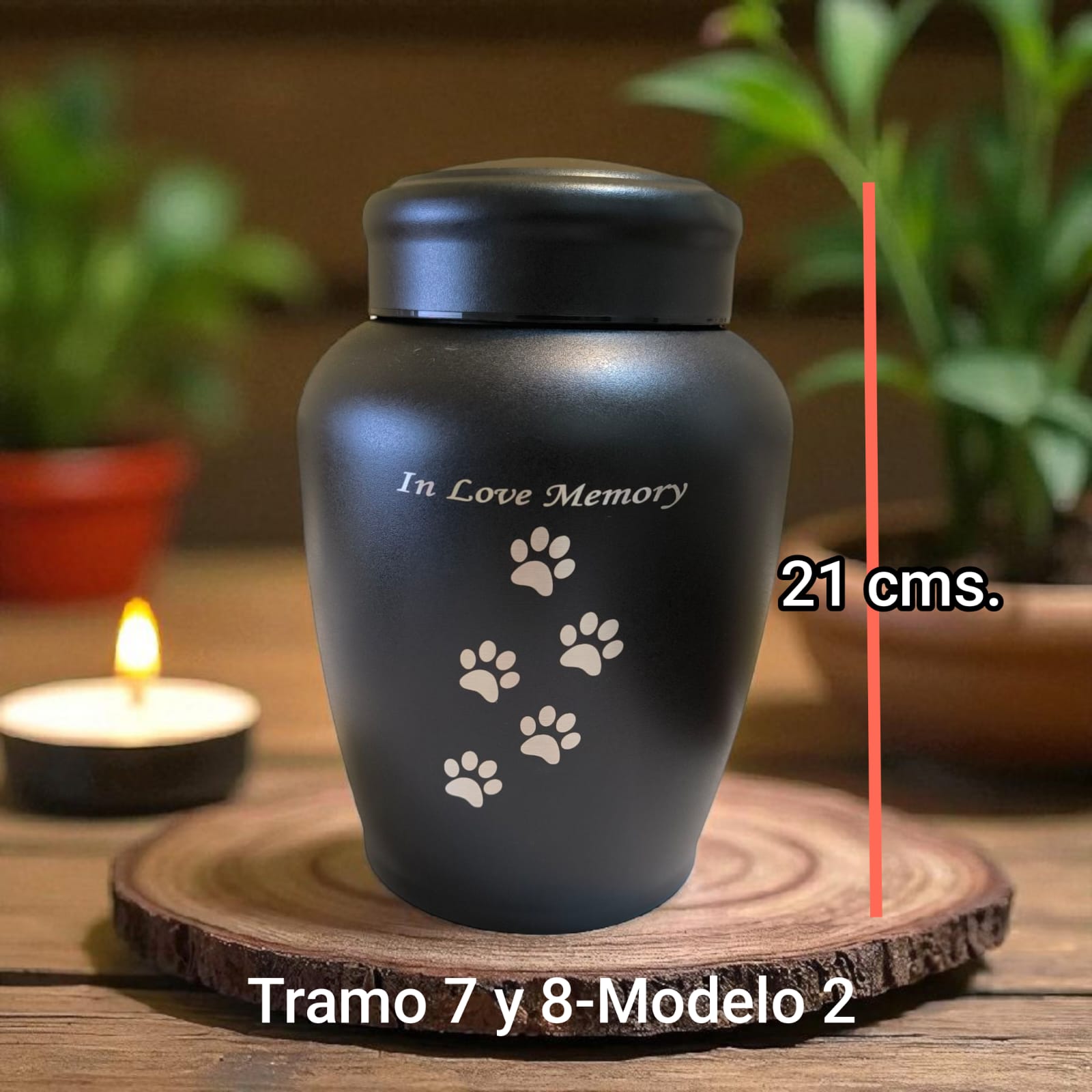 Ánfora metálica - Tramo 7/8 Modelo 2