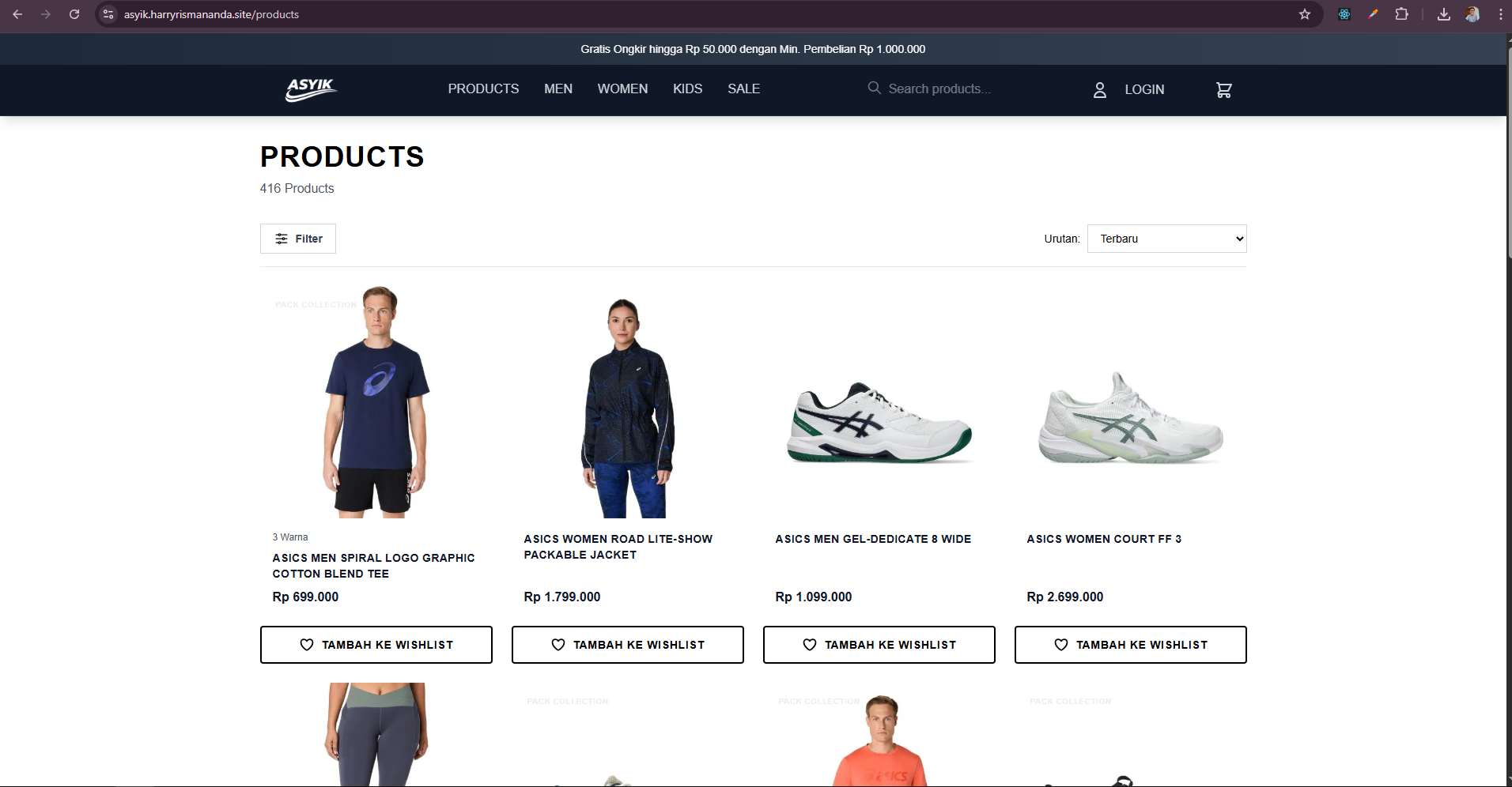 Asyik Store - E-commerce Platform
