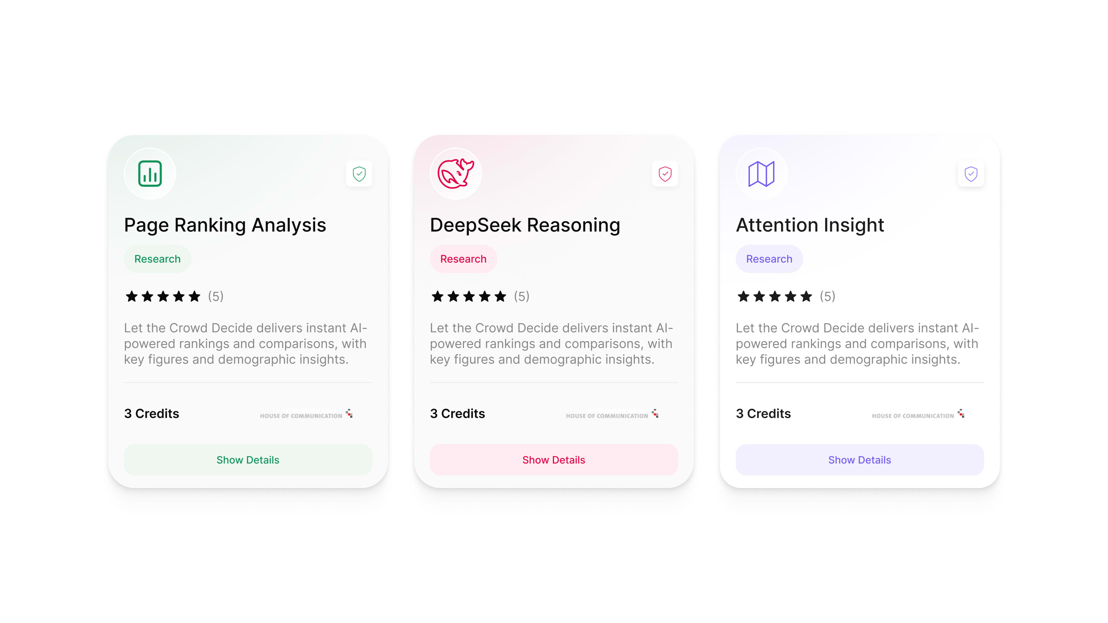 Masumi — page ranking analysis section