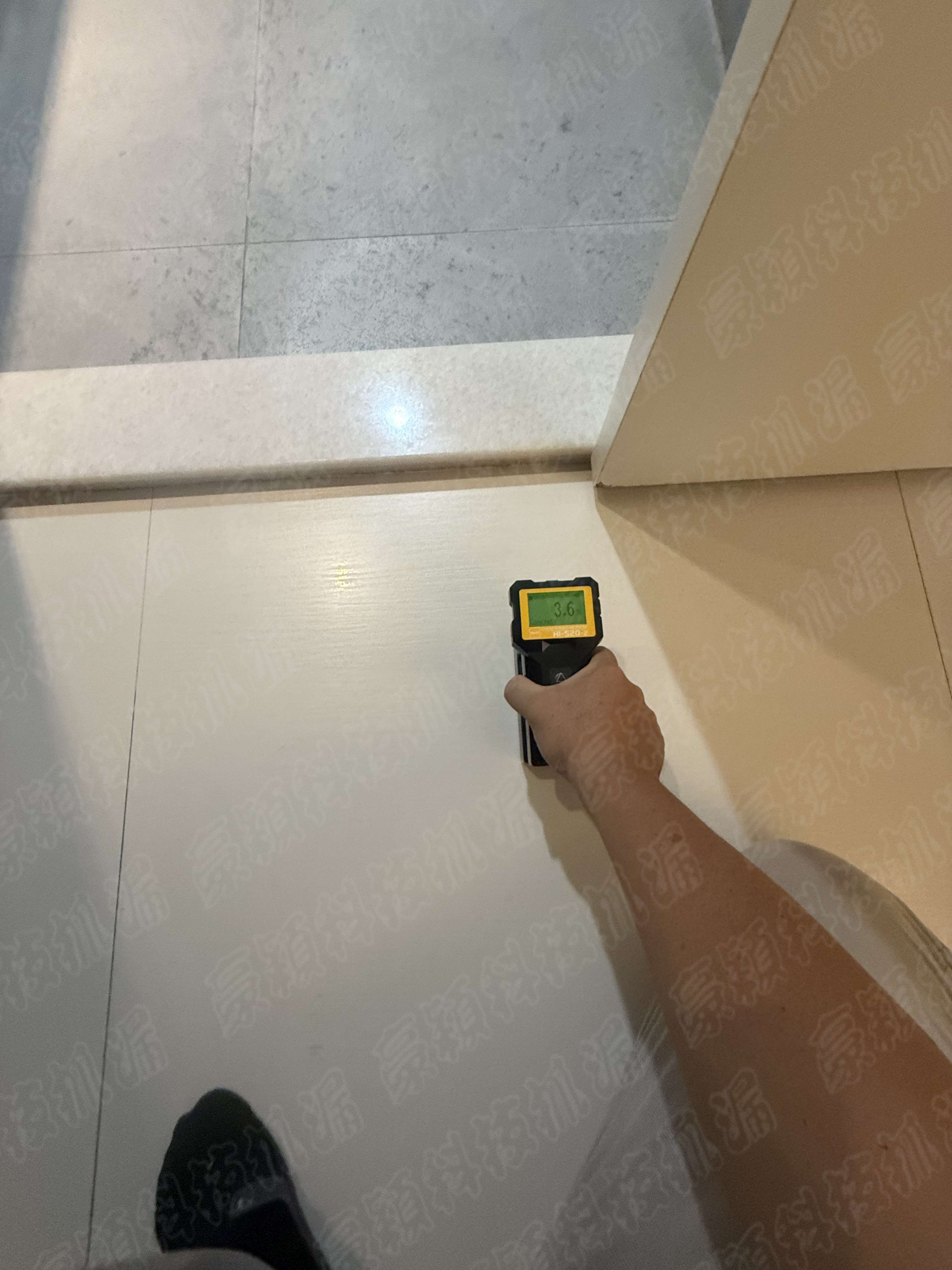 大安區高階水分計檢測示意圖