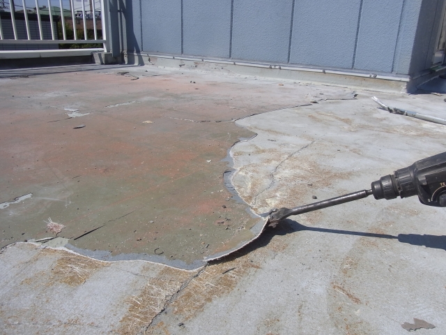 台北市中正區頂樓漏水現況示意圖