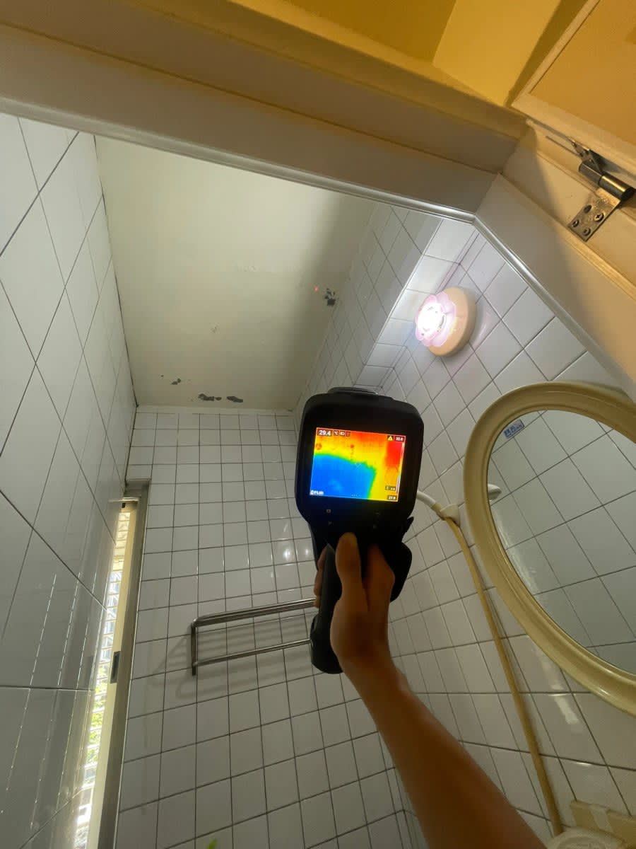 新北天花板漏水檢測終極指南：快速找出漏水原因，精準解決漏水問題！ - 豪穎抓漏案例實景照片