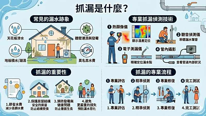 抓漏完全指南：原理、費用行情與推薦選擇標準（2026 最新）
