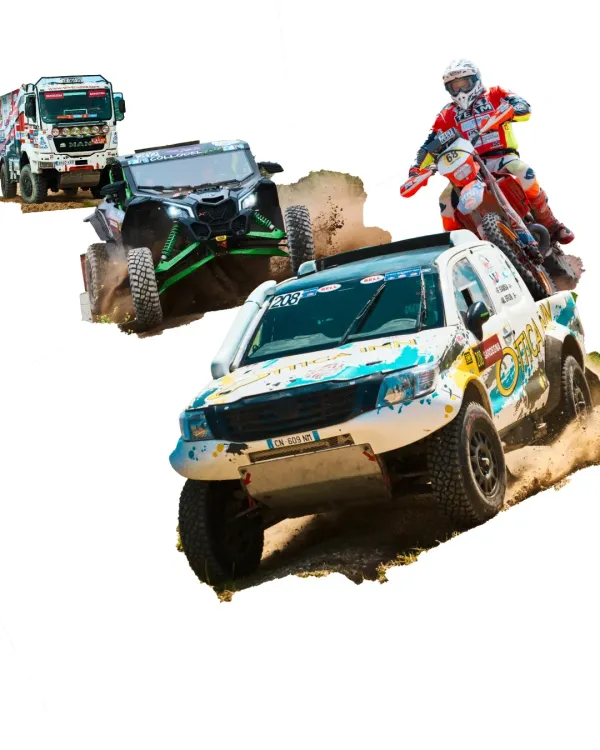 Composizione grezza per locandina Race Week