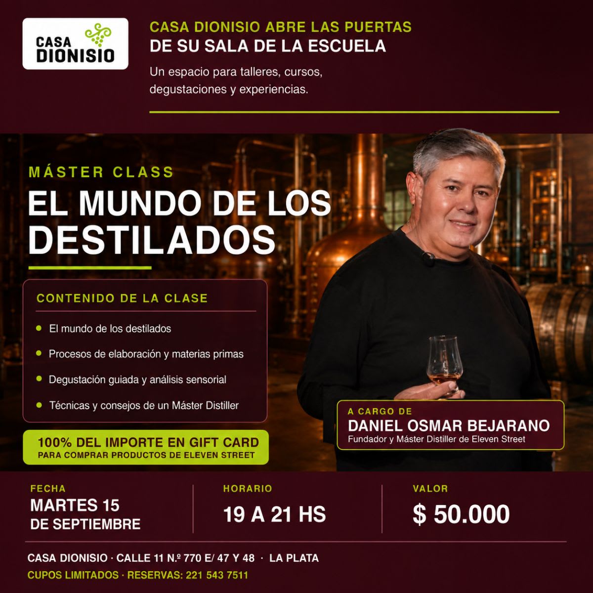 Masterclass de Destilados