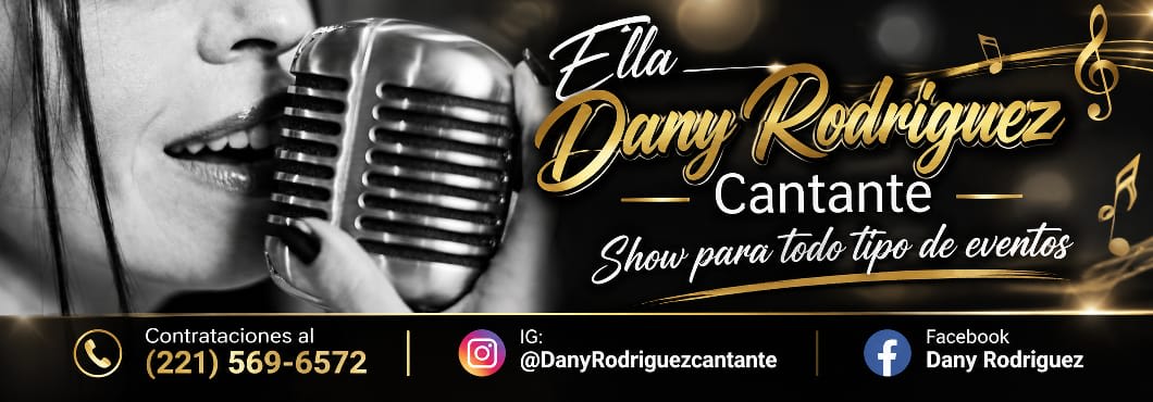 Dany Rodríguez, cantante. Seguilo en Instagram.